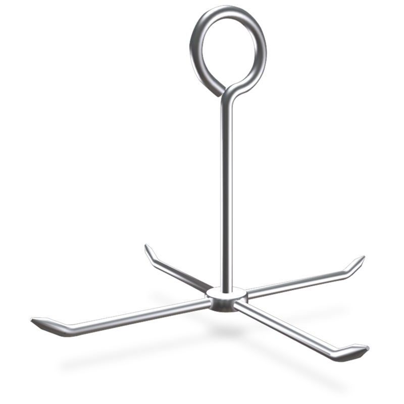 Gancho giratorio salchichero 215 mm.