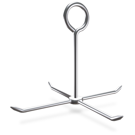 Gancho giratorio salchichero 215 mm.