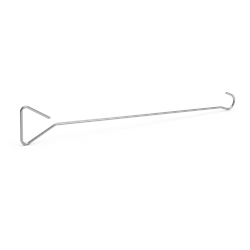 Gancho de arrastre de 761x108x58 mm.