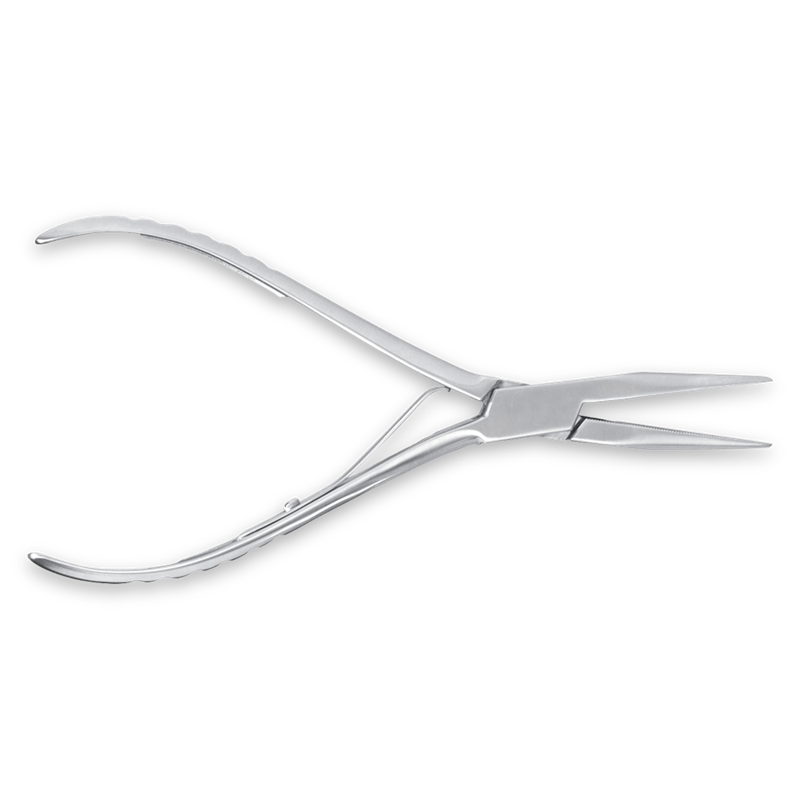 Tenaza quita espinas inoxidable 160x80 mm.