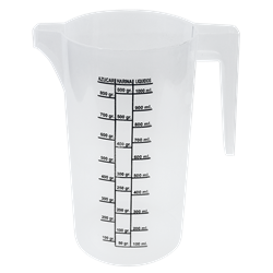 Jarra medidora de plástico 1 lt.