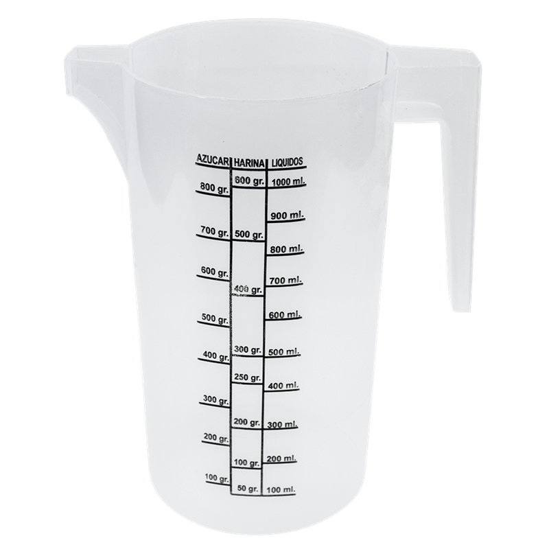 Jarra medidora de plástico 1 lt.