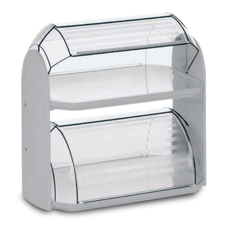 Vitrina bollería mini doble piso