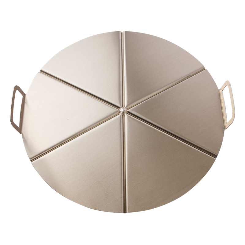 Bandeja de aluminio con asas para pizza 6 porciones