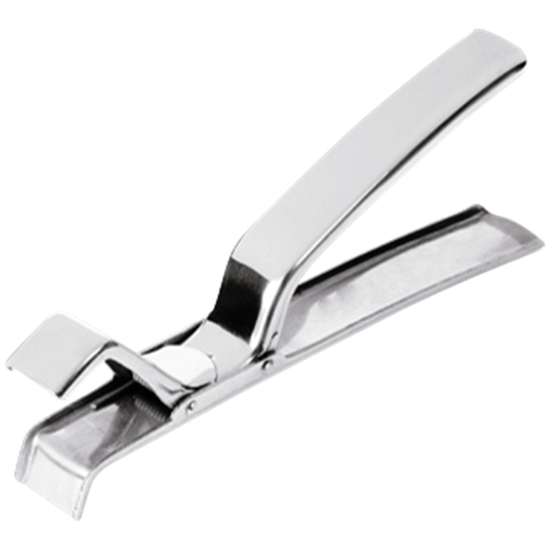 Pinza para bandeja de horno en acero inox