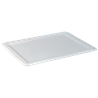 Tapa para caja alimentaria apilable blanca 600x400 mm.