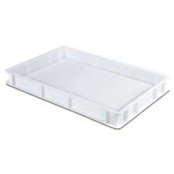 Caja alimentaria apilable 400x300x100 mm