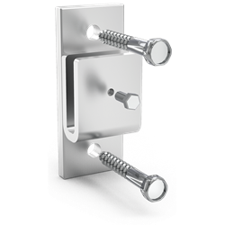 Soporte central 100x40x15 mm.