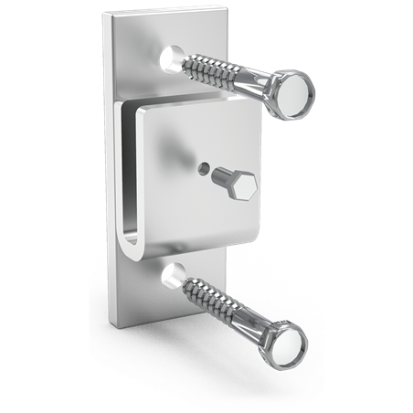 Soporte central 100x40x15 mm.