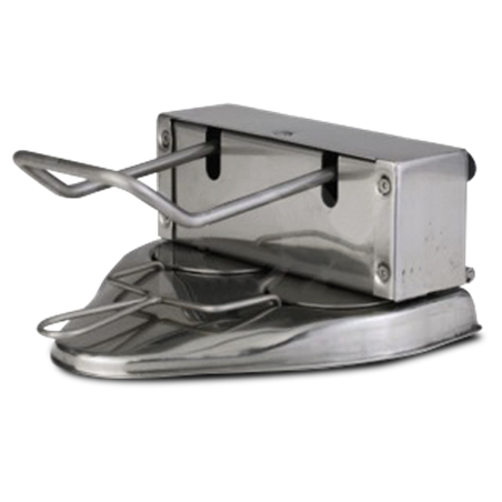 Aplasta hamburguesas molde redondo para 2 uds. de ø100 mm.