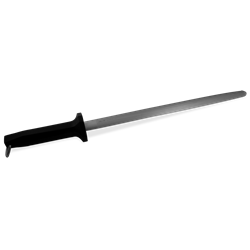 Chaira ovalada mango negro de 305 mm.