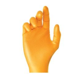 Guante desechable antideslizante de nitrilo talla L (caja de 50 uds)