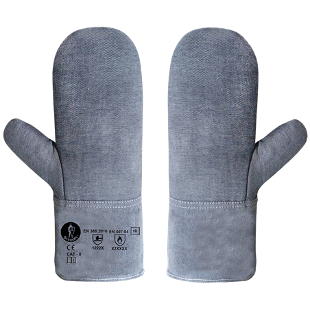 Manopla anticalórica hasta 250º (par), talla única