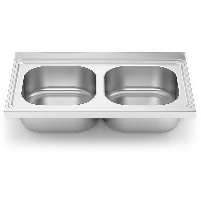 Fregadero 800x500 2 cubetas