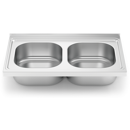 Fregadero 800x500 2 cubetas