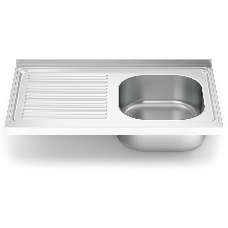 Fregadero 1000x500 1 cubeta y 1 escurridor izqda.