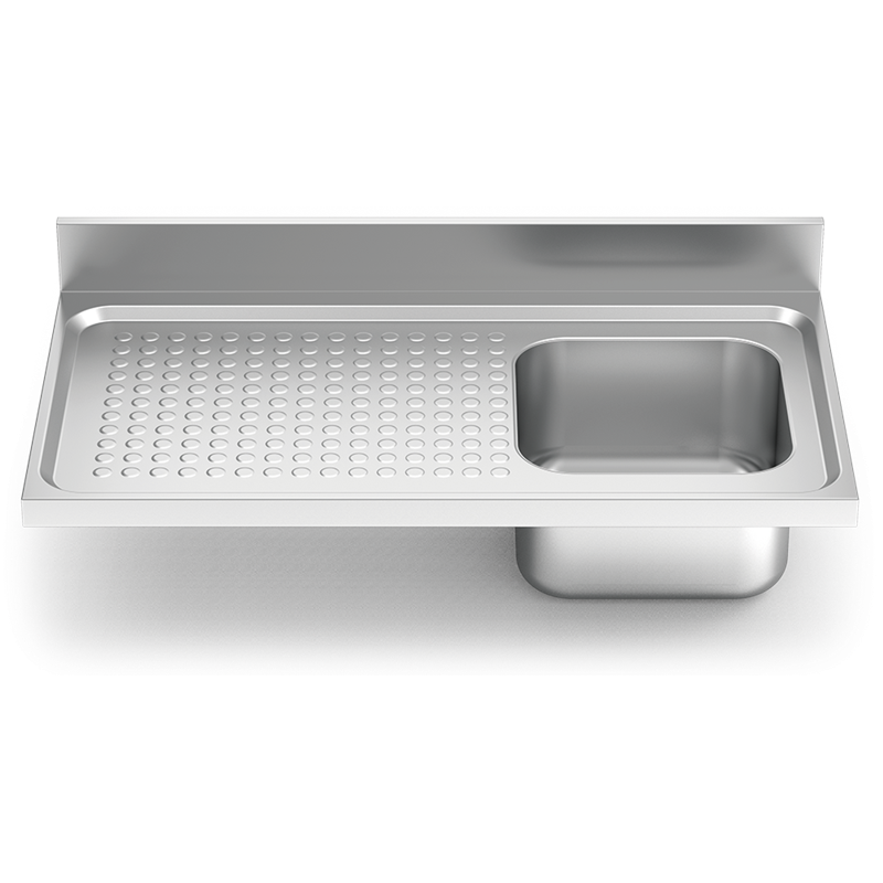 Fregadero 1000x550 1 cubeta y 1 escurridor izqda. N