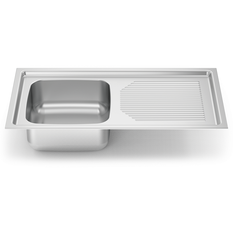 Fregadero para encastrar 900x510 1 cubeta y escurridor (reversible)