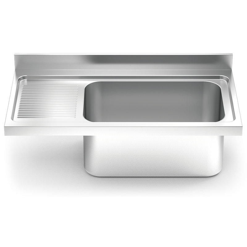 Fregadero 1600x700 1 cubeta gc y 1 escurridor izquierda N