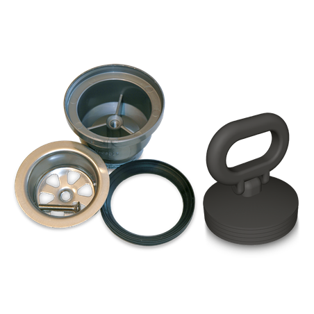 Válvula de desagüe para fregaderos serie 600 y 700 mm.