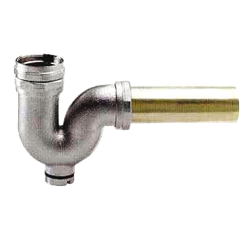 Sifón completo 2" de latón cromado