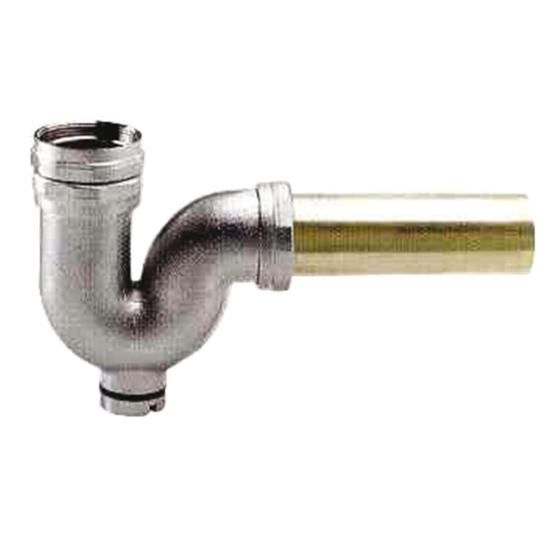 Sifón completo 2" de latón cromado