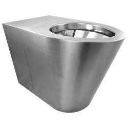 WC acero inoxidable salida horizontal/vertical convertible