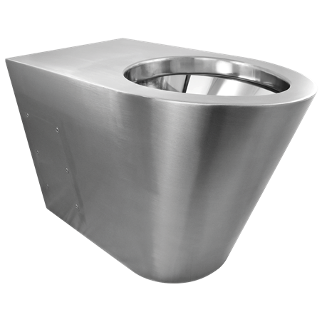 WC acero inoxidable salida horizontal/vertical convertible