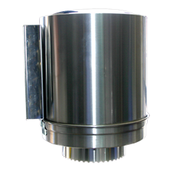 Dispensador de papel mecha en acero inoxidable 250x320x335 mm.