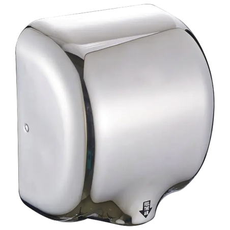 Secamanos óptico inoxidable satinado sin tobera 220x130x290 mm.