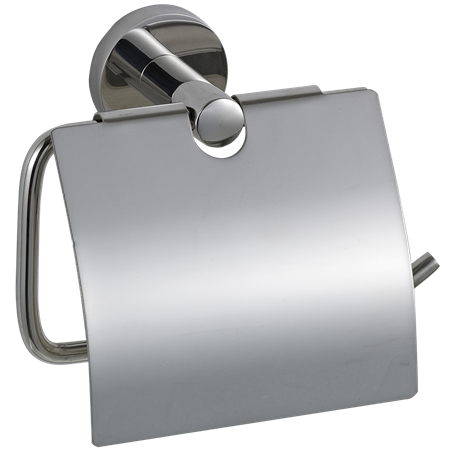 Portarrollos de papel higiénico inox 138x75x138 mm.
