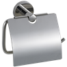 Portarrollos de papel higiénico inox 138x75x138 mm.