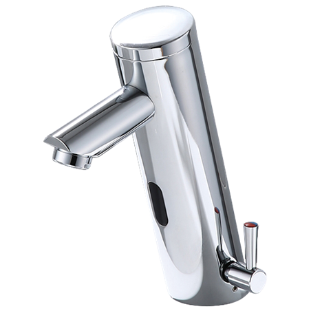 Grifo monoblock electrónico a pilas con selector de temperatura