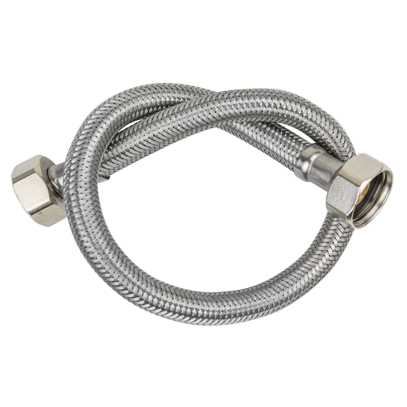 Latiguillo flexible malla acero inox H-H 1/2" 900 mm.