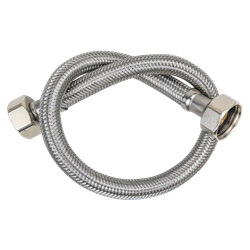 Latiguillo flexible malla acero inox H-H 1/2" 1500 mm.