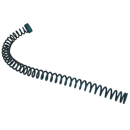 Muelle azul para grifo ducha