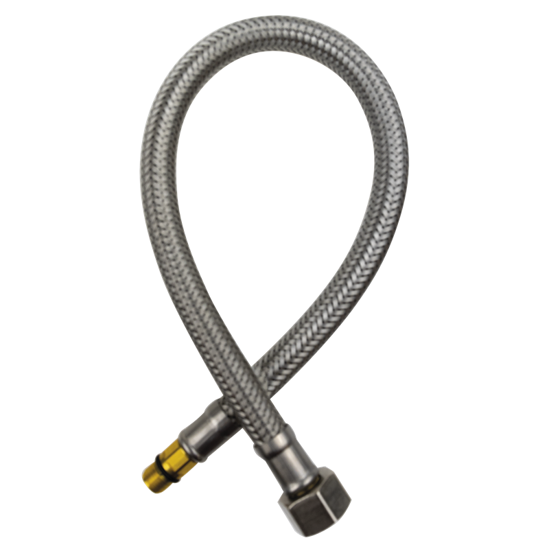 Latiguillo inferior grifo ducha corto