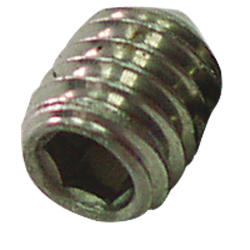 Tornillo sujeción tirante pared con mástil 6x8 mm.