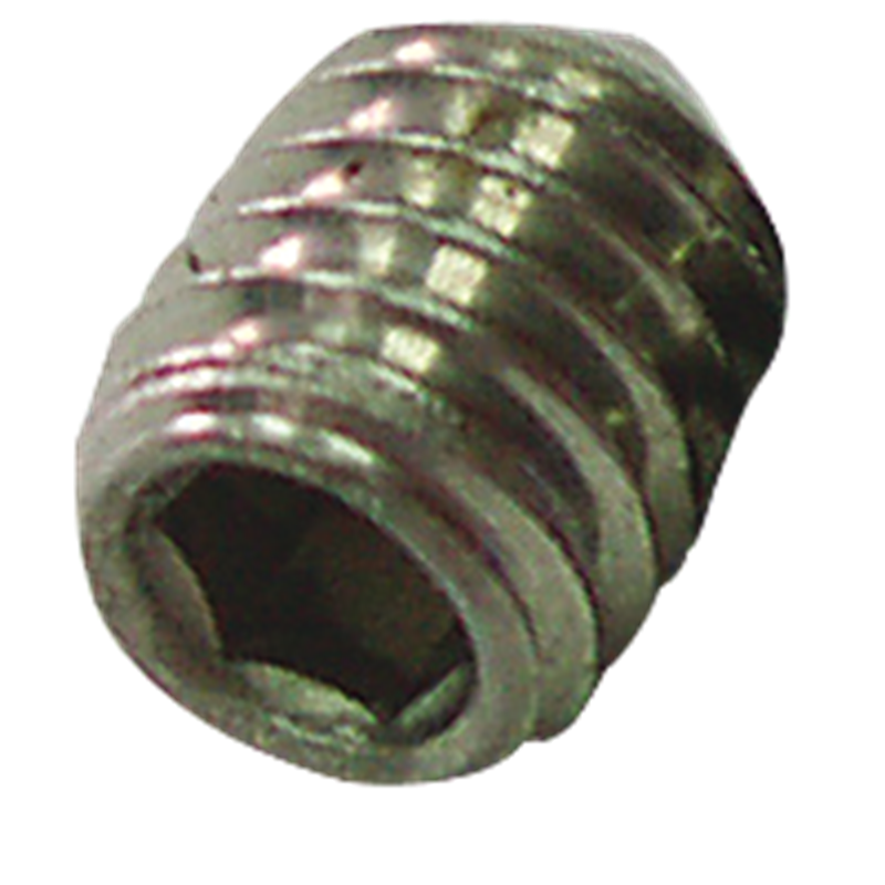 Tornillo sujeción tirante pared con mástil 6x8 mm.