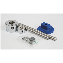 Conjunto de soporte piña y tirante a pared para grifos 463080 y 463081