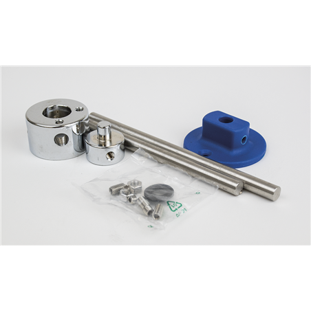 Conjunto de soporte piña y tirante a pared para grifos 463080 y 463081