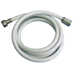 Latiguillo blanco H-H de 1/2" 2000 mm. para ducha