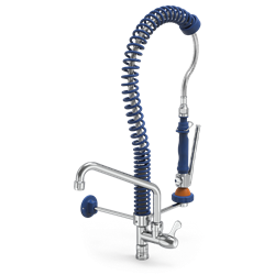 Grifo ducha extra-bajo con caño Serie Basic 450x600 mm.