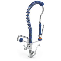 Grifo ducha extra-bajo con caño Serie MN 220x600 mm.