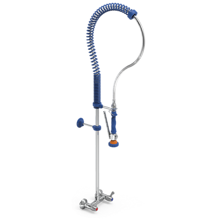 Grifo ducha mural Serie LV 450x1250 mm.