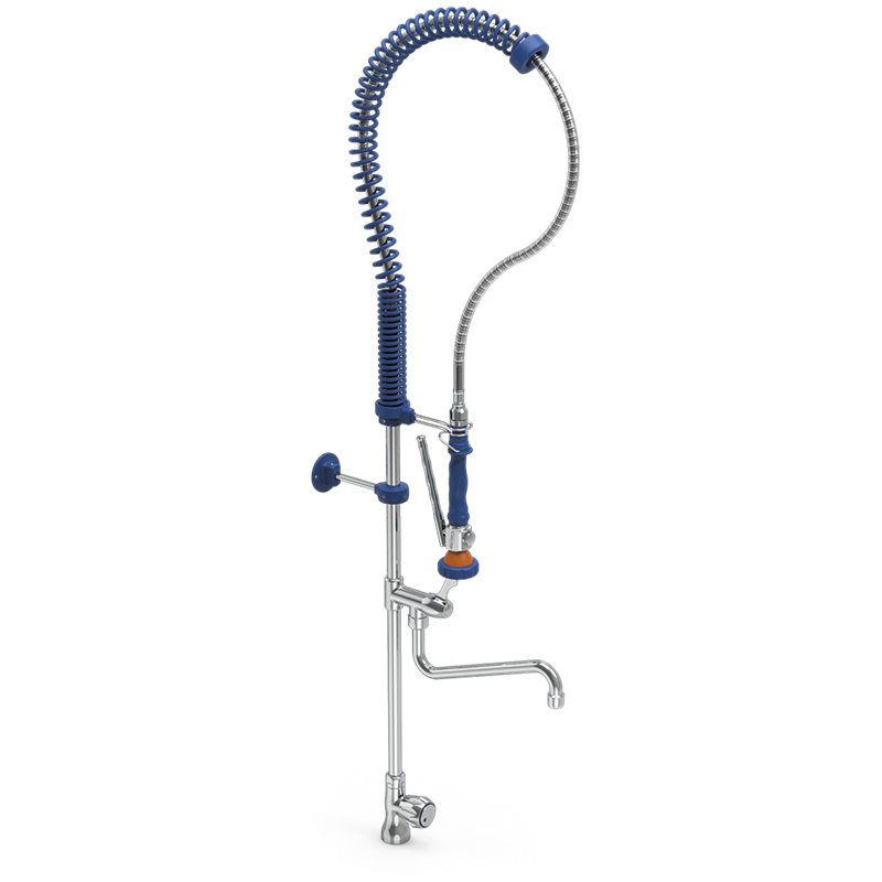 Grifo ducha un agua con caño Serie RD 450x1300 mm.