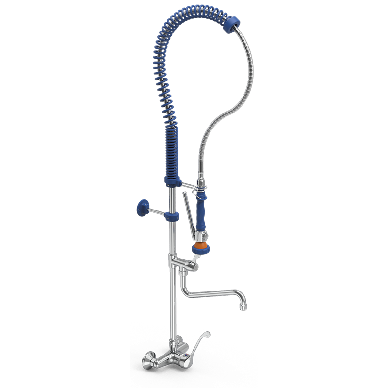 Grifo ducha mural con caño Serie MN 450x1250 mm.