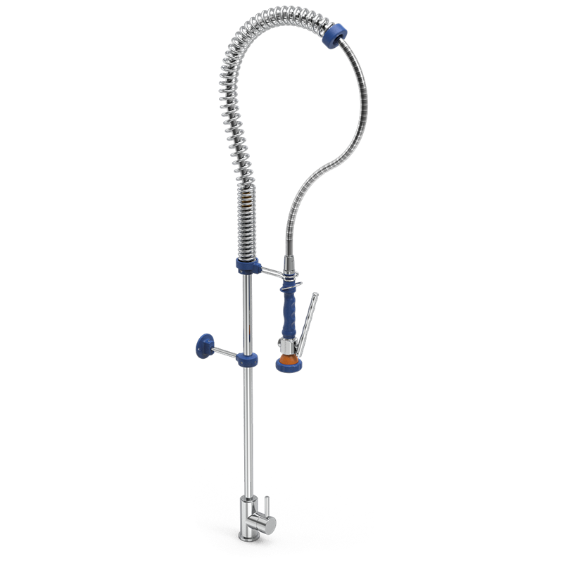 Grifo ducha dos aguas sobremesa inox serie MN