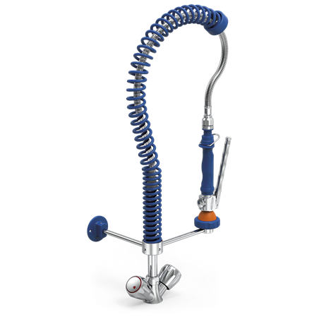 Grifo ducha extra-bajo Serie RD 600 mm.