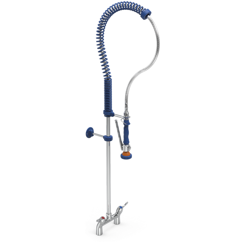 Grifo ducha doble entrada Serie LV 450x1200 mm.